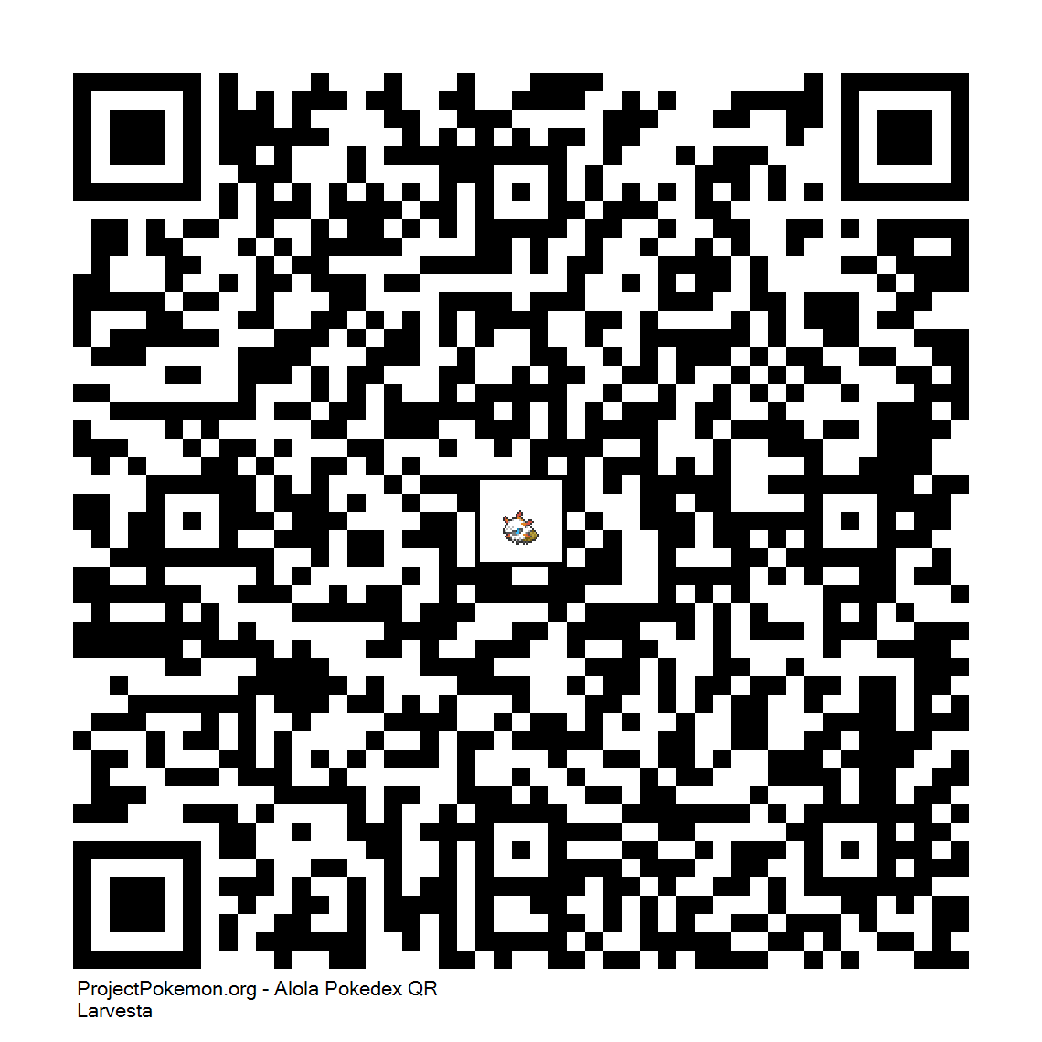 636 Larvesta Png Generation 7 Qr Codes Project Pokemon Forums