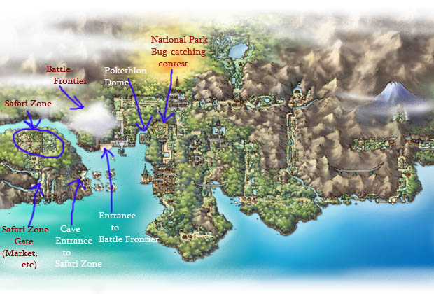 Pokemon HeartGold and SoulSilver :: The Johto Safari Zone