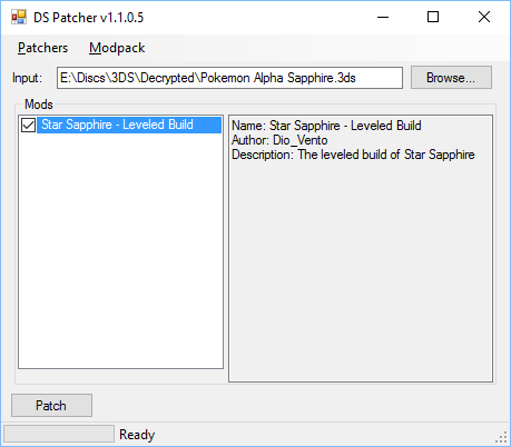 DS ROM Patcher