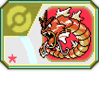 Meu gyarados shiny do pokemon fire red