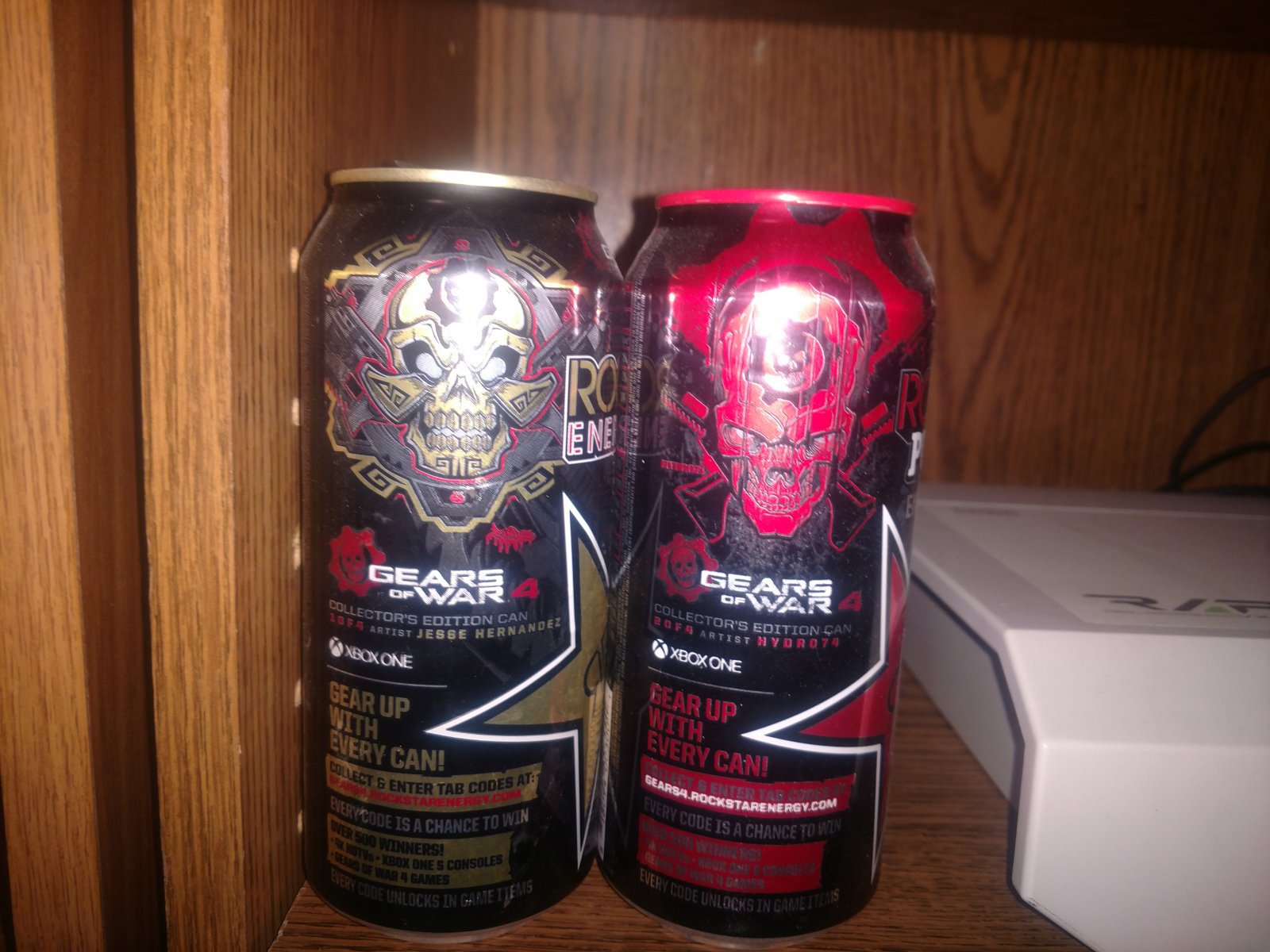 Gears of War 4 - Rockstar Energy Promotional cans 1 and 2 of 4