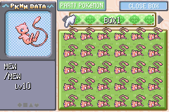 Tutorial: An easy way to get Mew in Pokemon FireRed/LeafGreen (no