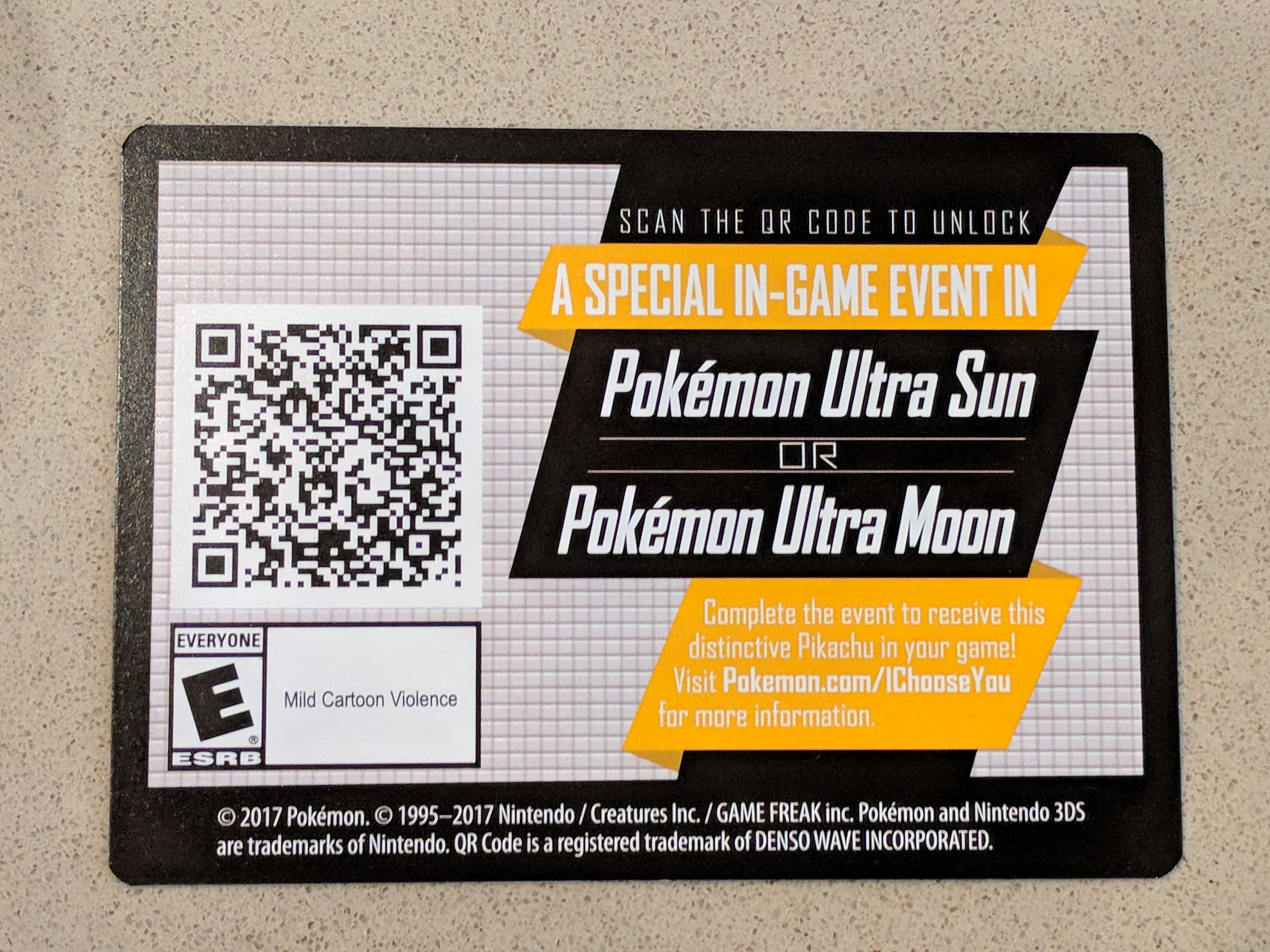 pokemon ultra sun event qr codes 