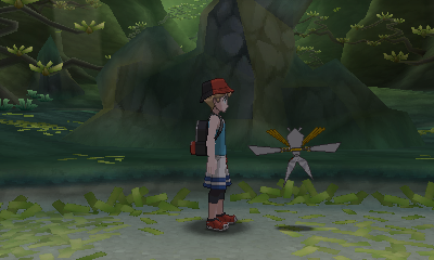 Pokemon Ultra Sun - Kartana Encounter in the Ultra Forest (UB
