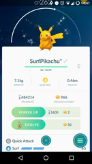 Shiny Surfing Pikachu 2