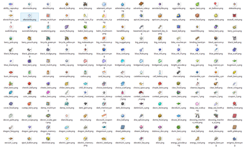 More information about "Pokemon SM and USUM - Bag Icon Sprites"