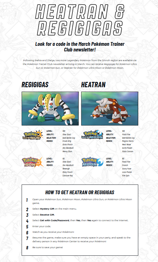 Pokemon regigigas vs heatran 6