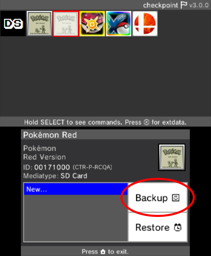 backup 3ds sd card
