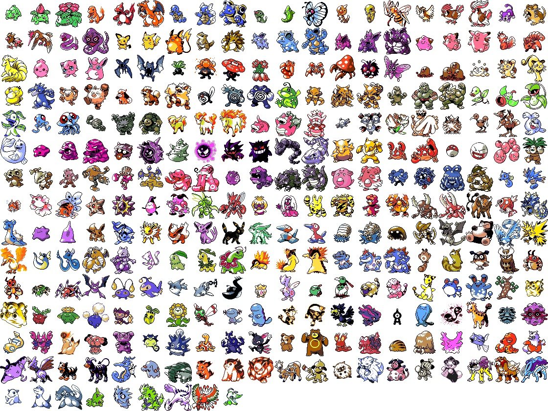 Only new sprites are colorized, gen1 plus older gen2 are from crystal. 