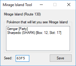 FOUND MIRAGE ISLAND