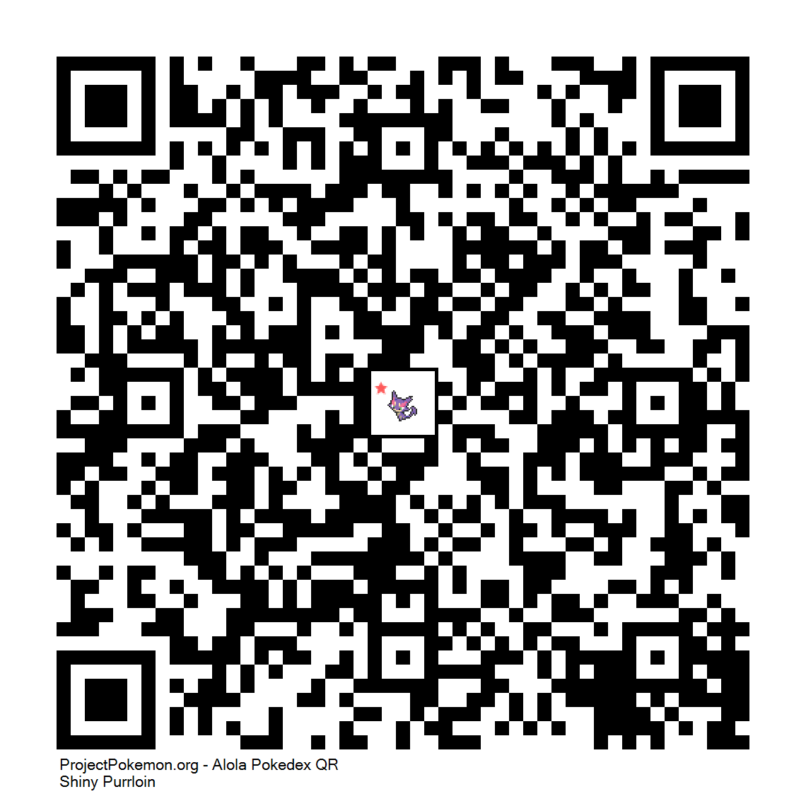 Purrloin qr code