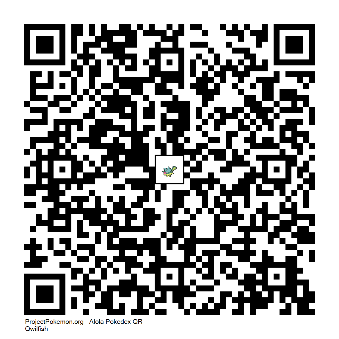211 Qwilfish Png Generation 7 Qr Codes Project Pokemon Forums