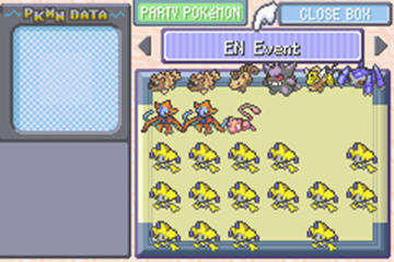 Pokemon Generation Iii Event Compilation Savefiles Saves