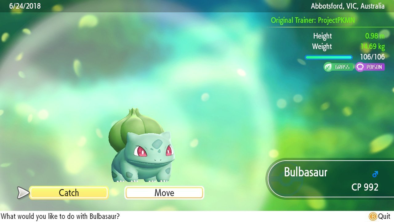 Live Shiny Bulbasaur After 3008 Soft Resets!