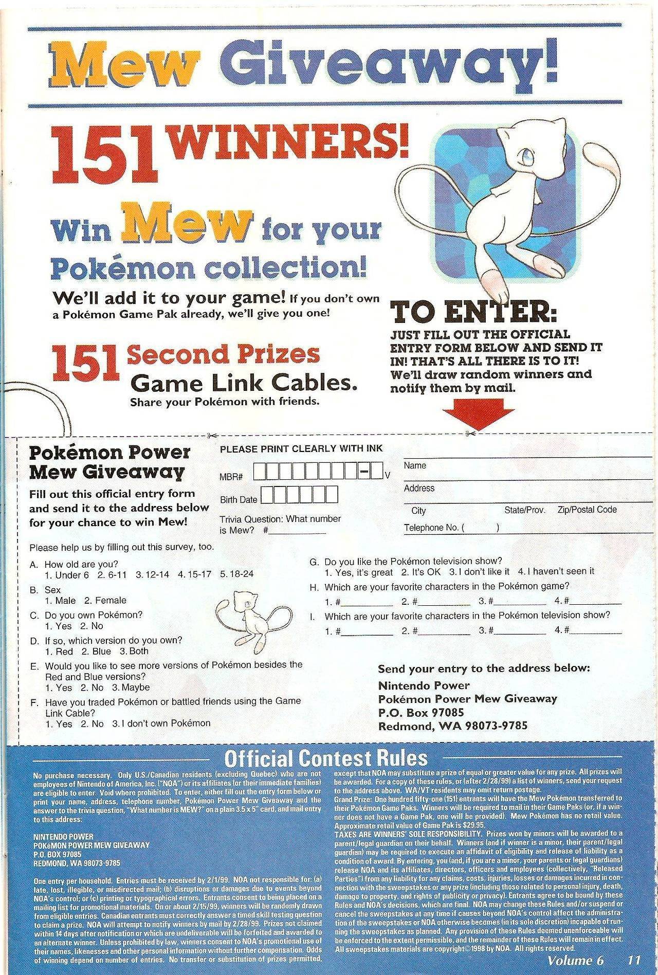 Pokemon GEN3 Mystery Mew Distribution Save Game Download