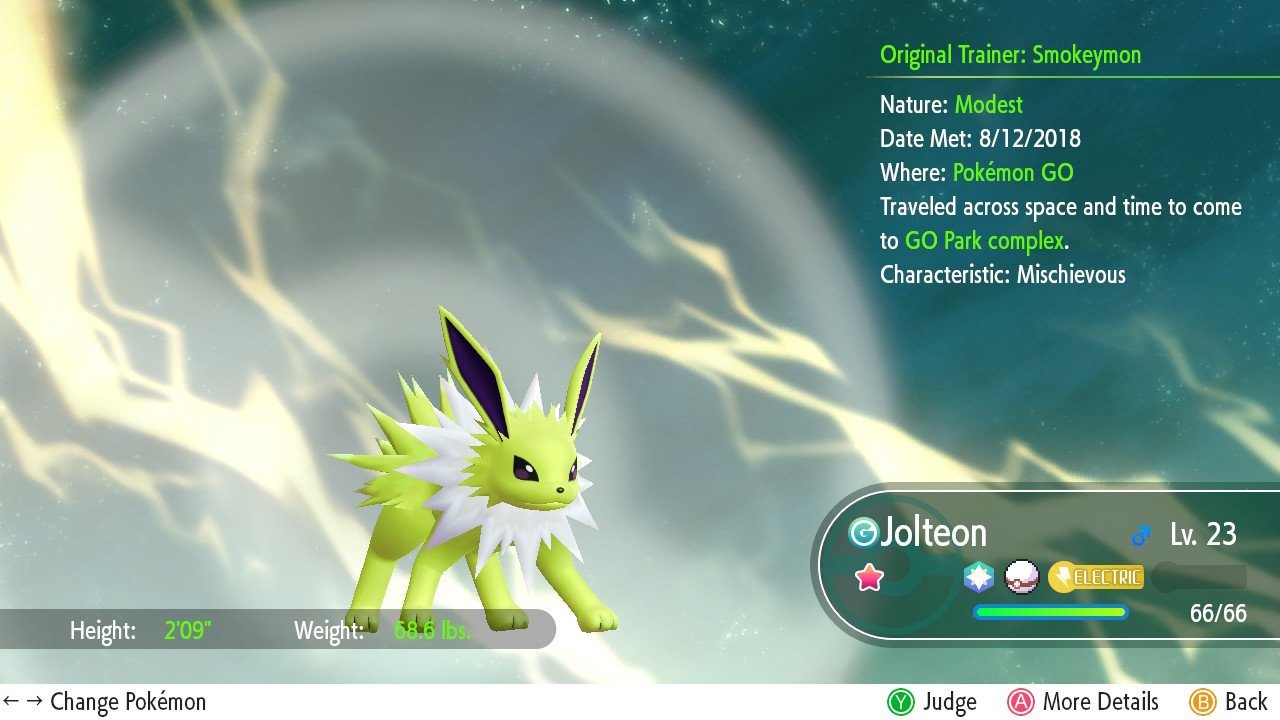 Hi eeveeone ~ Emerald the shiny jolteon⚡ - The Eevee Project