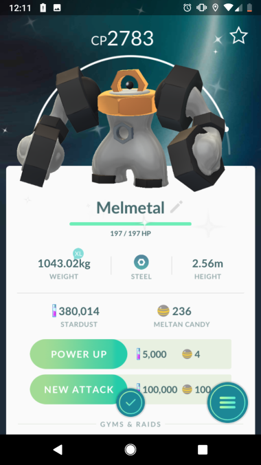 809 Melmetal Go Park Living Dex Project Pokemon Forums