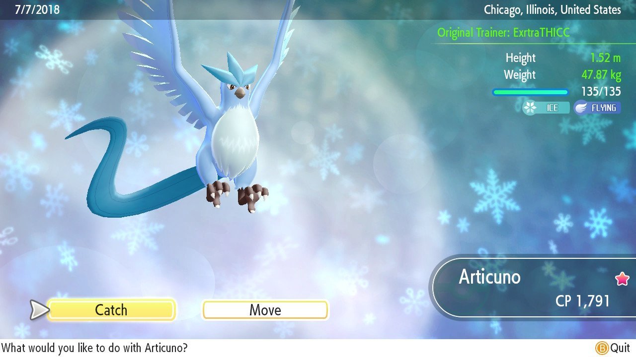 How Do I Get Articuno In Pokemon Let S Go