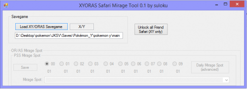 Xyoras Friend Safari And Mirage Island Tool Save Editing Project Pokemon Forums
