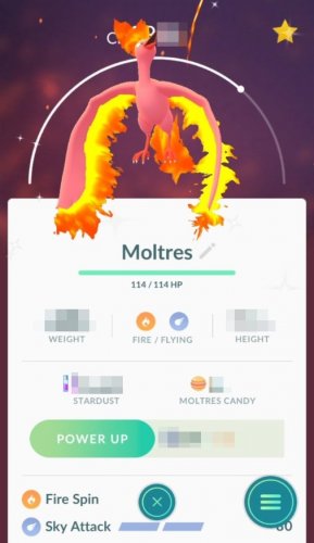 Shiny Moltres  Shiny pokemon, Pokemon dex, Pokemon go