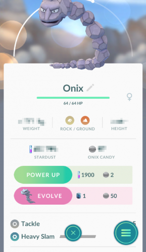 Onix (Pokémon) - Pokémon GO