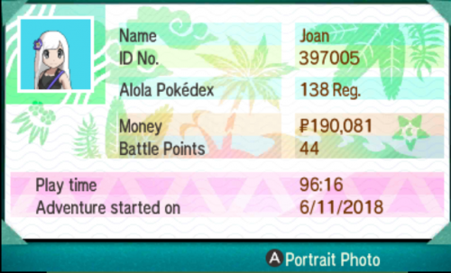 More information about "Pokemon Sun Save File"