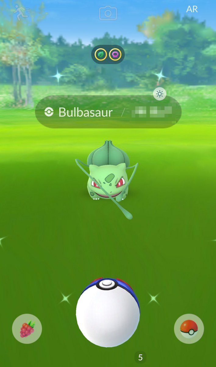 Pokemon Let's Go - Shiny Bulbasaur 