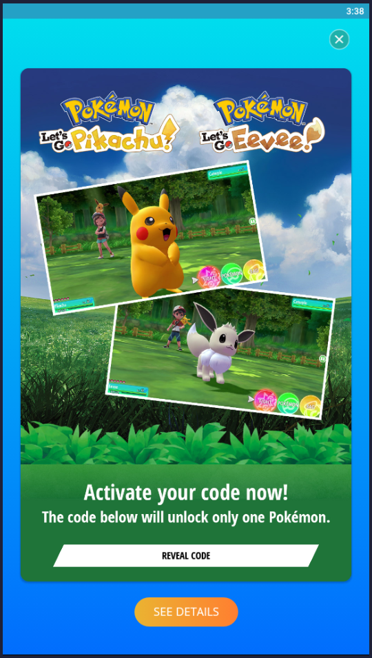 Get a free shiny in Pokemon Let's Go with the new Pokemon Pass app