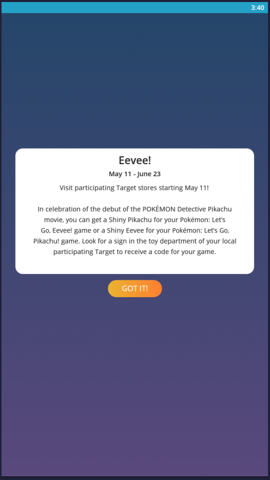 Pokemon Pass Shiny Eevee Generation 7 Switch Project Pokemon Forums