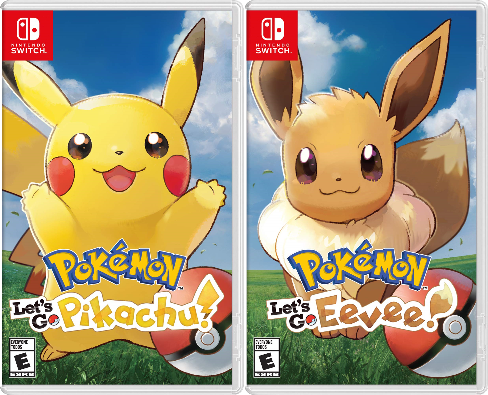 Let's Go Pikachu & Eevee EN Box Art - Pokémon Let's Go Pikachu 