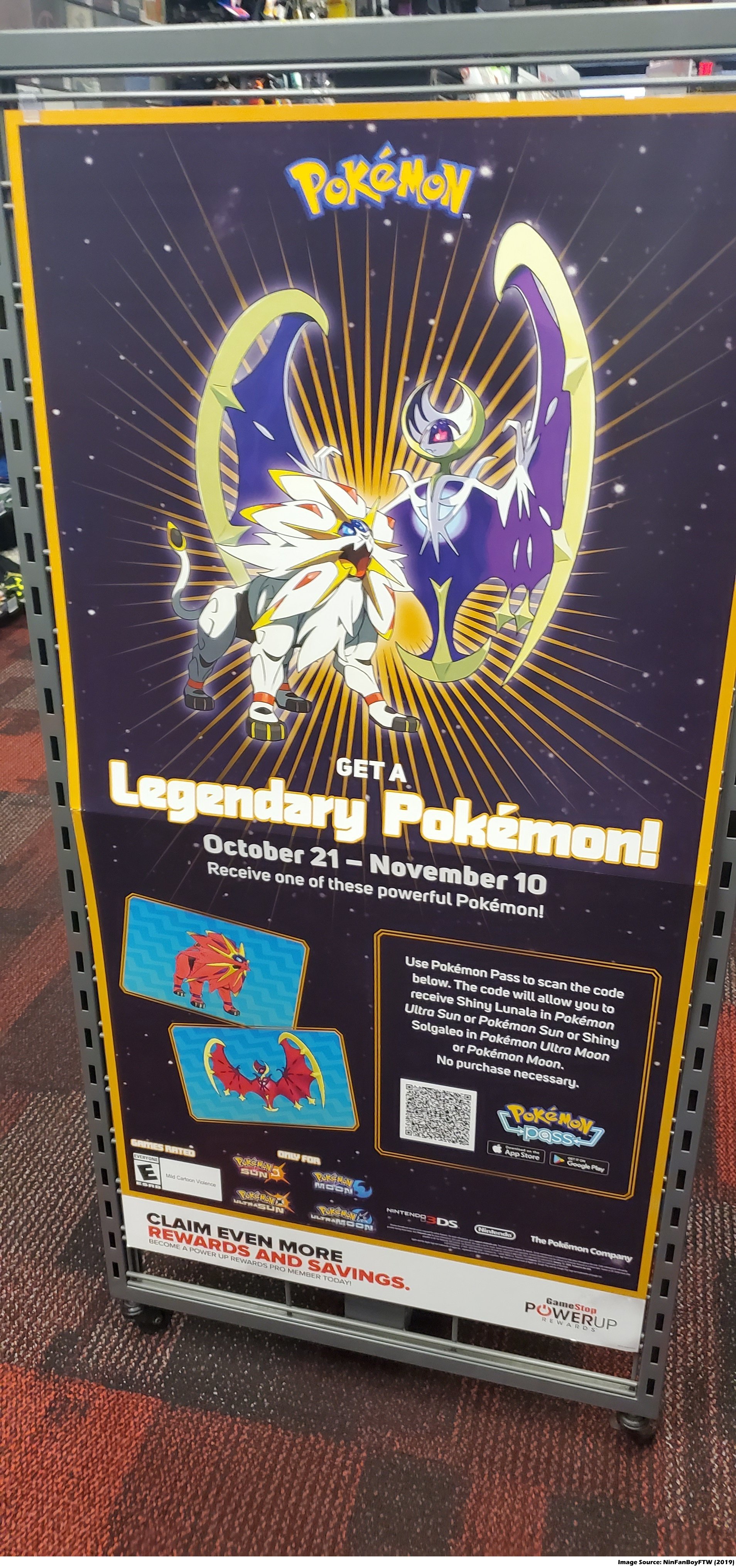 Snag a ✨ Shiny Solgaleo or Shiny Lunala! ✨  Planning a trip to GameStop,  Trainers? Stop by from October 21 through November 10 to snag a ✨ Shiny  Solgaleo or Shiny