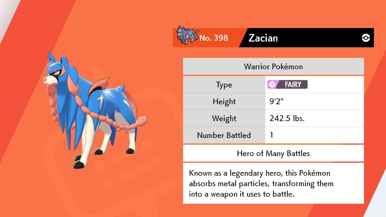 Zacian Sword Shield Base Game Project Pokemon Forums - how to find legendary pokemon in project pokemon roblox