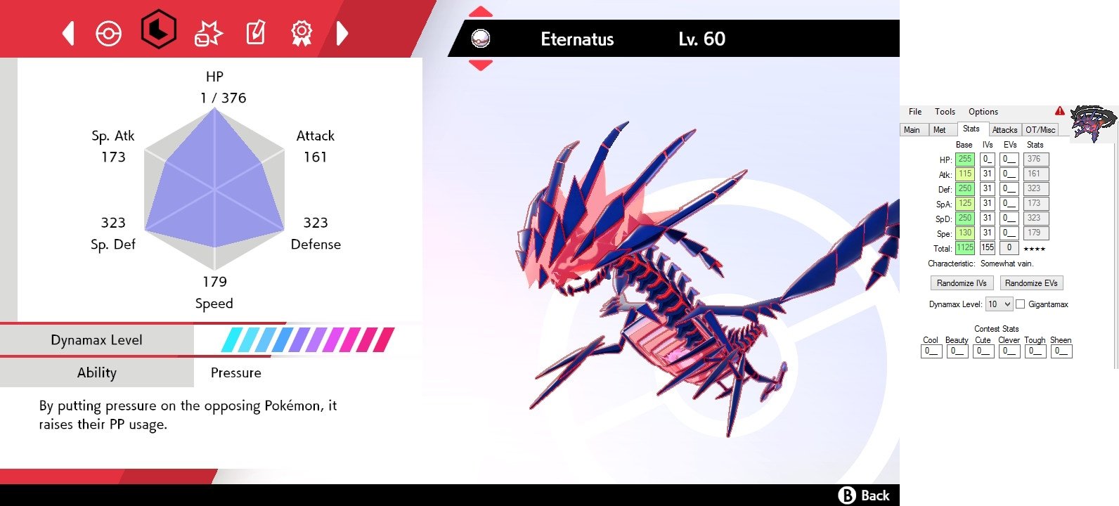 Pk8 Unobtainable Eternamax Eternatus Unreleased Beta Pkm Gallery Project Pokemon Forums - project pokemon 1 code and iso failroblox lighttube