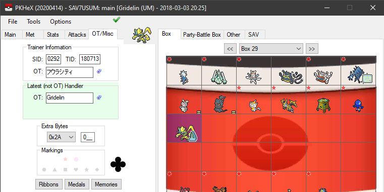 Question] How to get a legal Unown [G3 FR/GL] - PKHeX - Project Pokemon  Forums