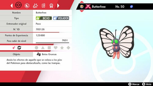 More information about "Butterfree g-max , square shiny sport ball"