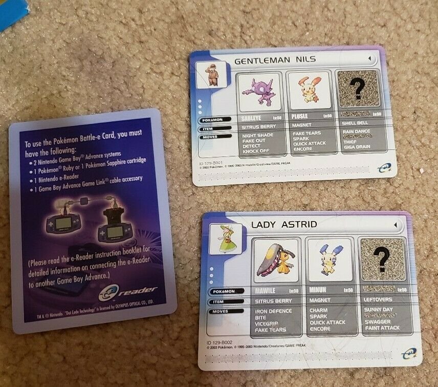 pokemon battle e cards e-Reader - Pokemon Battle Card main image 0