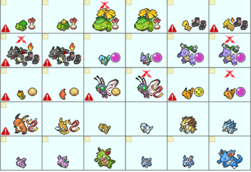 Pokémon Shiny-dex (list of shiny sprites)