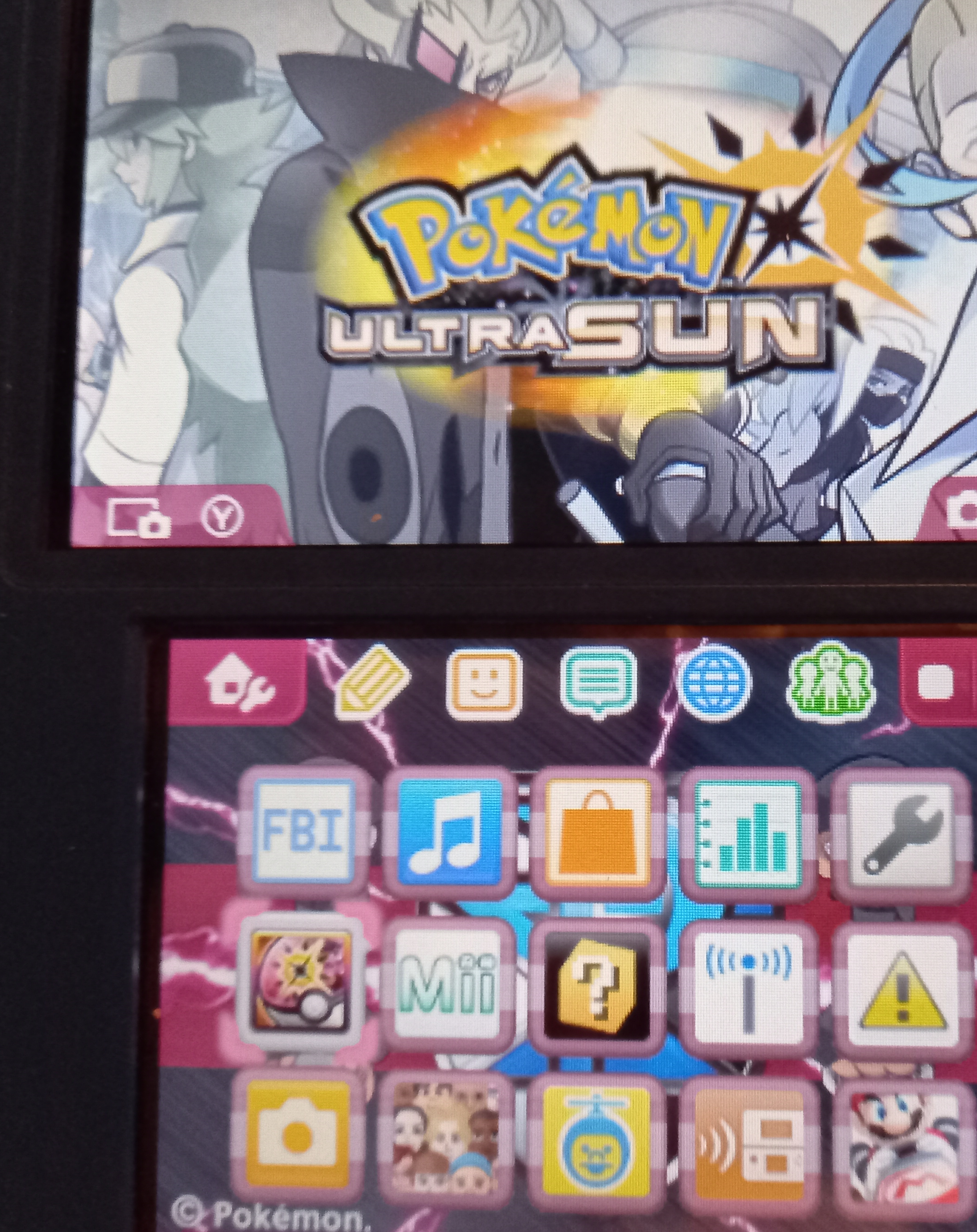 Error pokemon Ultra Sun game - Systems, Flashcards, and Emulation