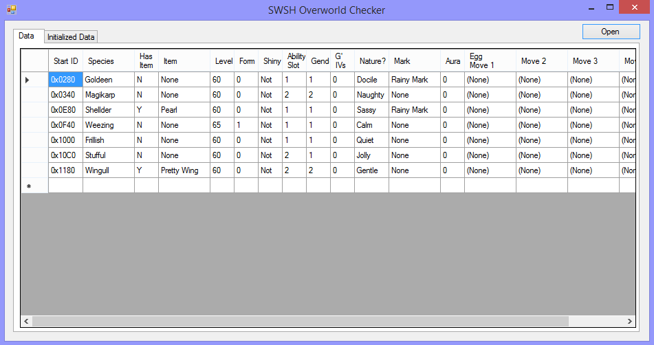 Swsh Overworld Checker Files Compatible W Saves Project Pokemon Forums - where does shellder spawen in roblox project