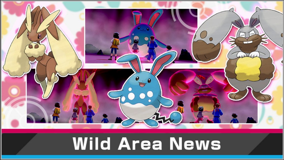 More details about the Wild Area in Pokemon Sword/Shield and shiny