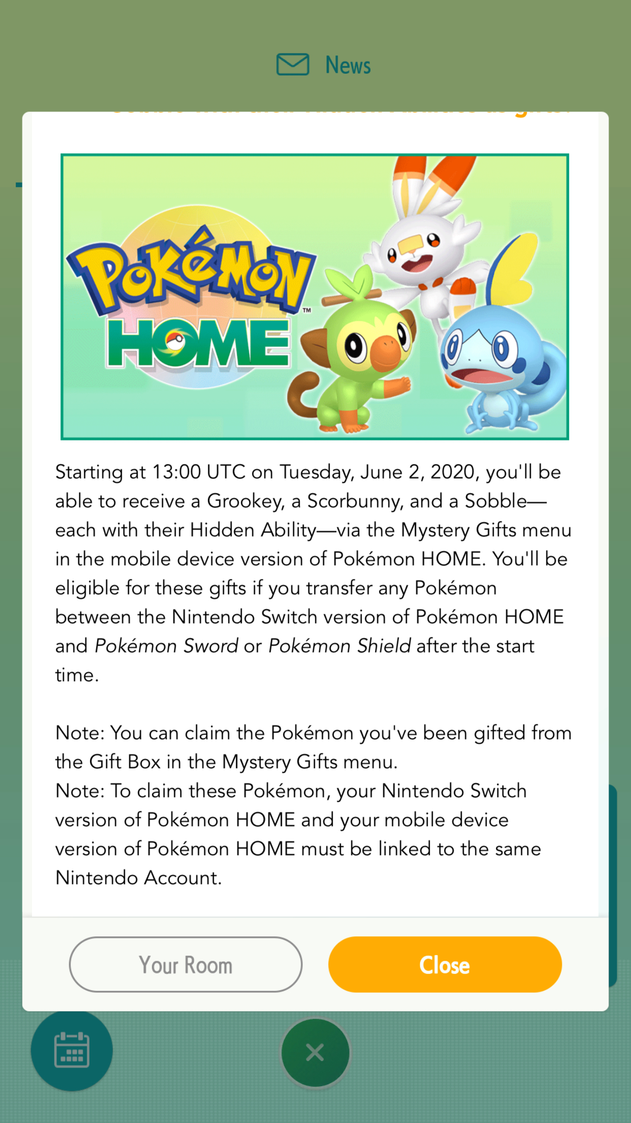 Pick up a Grookey, Scorbunny, and Sobble with Hidden Abilities in Pokémon  HOME!, Official Website