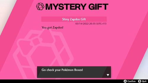 Zapdos Di Galar Lucido Evento 2022 – Pokémon Scarlatto E Viola (Competitivo 6IV)