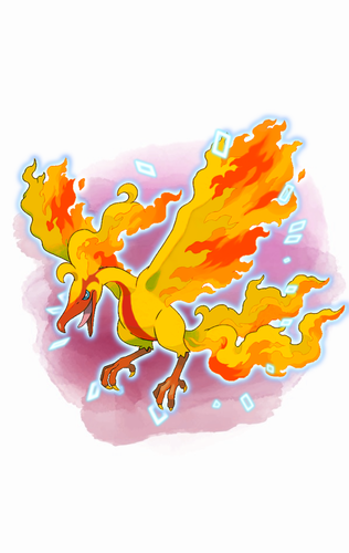 Online Competition Shiny Galarian Moltres - Sword & Shield