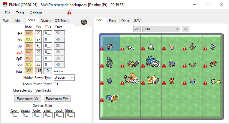 Encounter db - firered - scyter and ONIX evolve - PKHeX - Project Pokemon  Forums