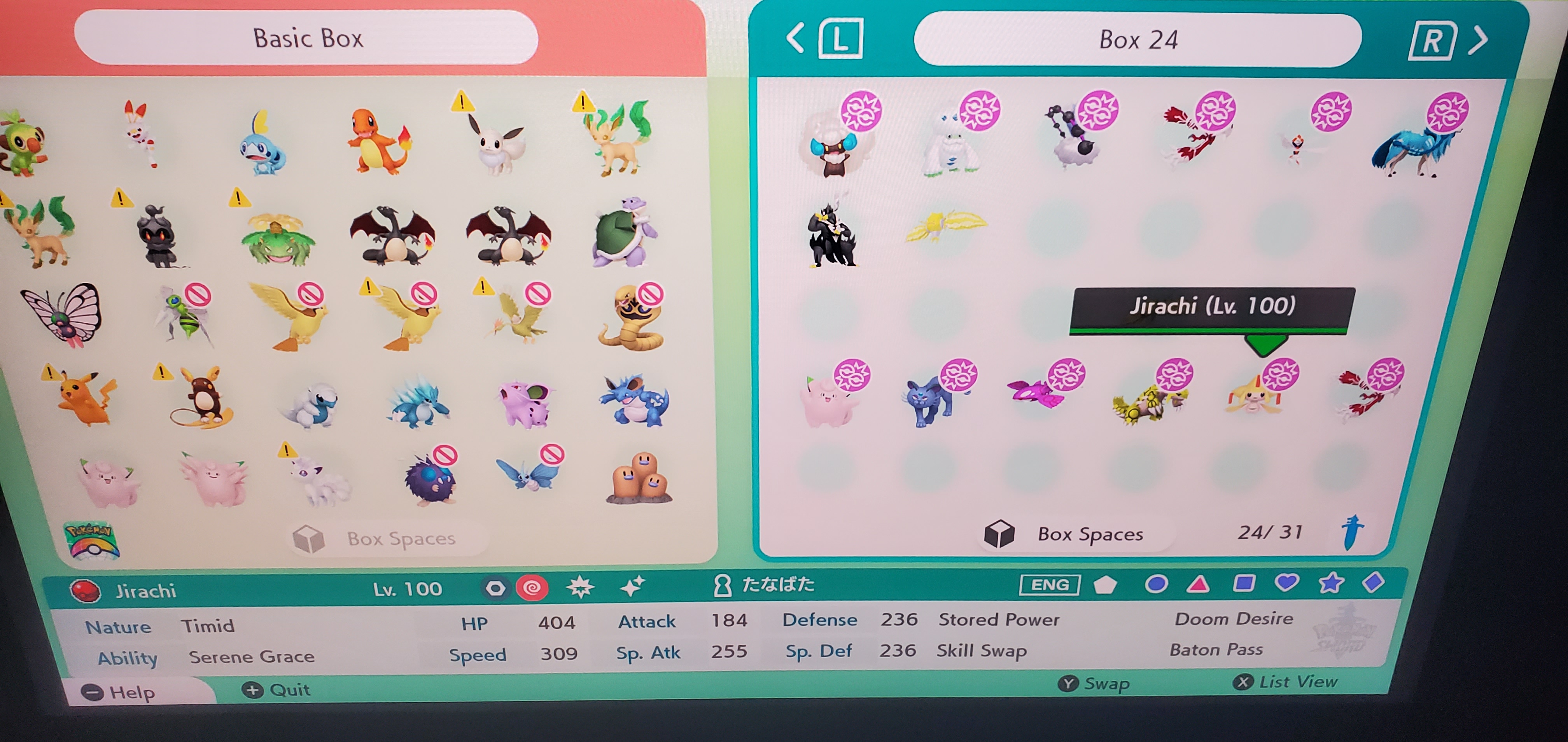 Jirachi and Deoxys tiles gone from pokedex post update : r