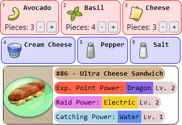 SV - Sandwich Recipes - Generation 9 - Project Pokemon Forums