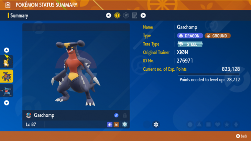 More information about "Garchomp"