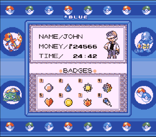 More information about "Pokemon Blue - John save file"