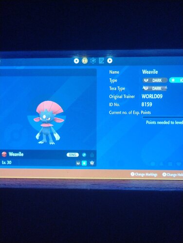 More information about "2009 worlds Weavile and 2011 winter suicune with home tracker! (SV)"