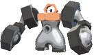 Melmetal shiny 3D sprite